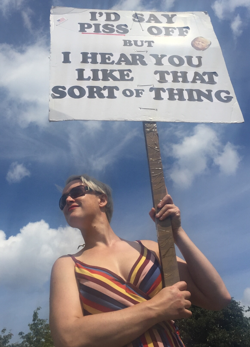 Illustration for article titled Scottish anti-Trump photo dump (long and comprehensive!)